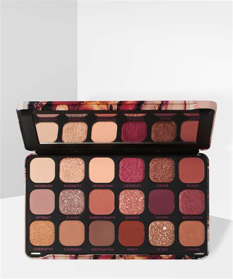 Makeup Revolution Forever Flawless Allure Eyeshadow Palette Swatches