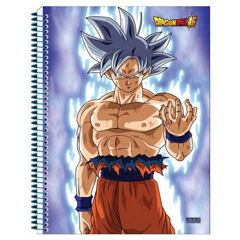 Caderno Do Dragon Ball - Caderno Dragon Ball Super Espiral Dbz Goku 96 Folhas em Promoção ...