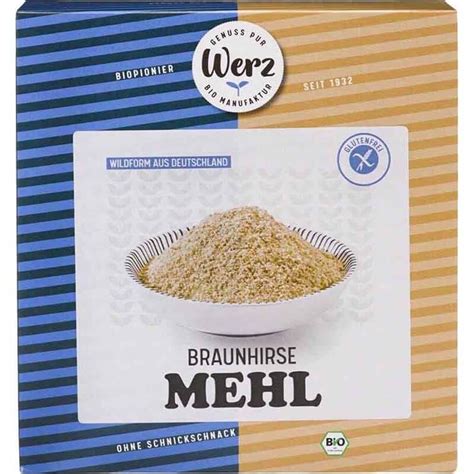 Acheter Werz Farine De Millet Brun Sans Gluten Bio 500g Kanela