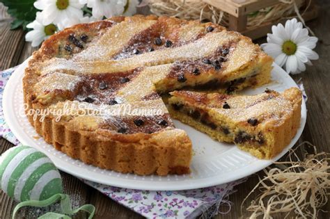 Crostata Con Ricotta Mascarpone Con Gocce Di Cioccolato Ricetta Con E