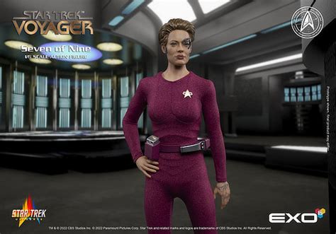 Star Trek Voyager Seven Of Nine 1 6 Figur EXO 6 SPACEart