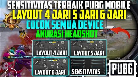 Sensitivitas Terbaik Pubg No Gyro Gyroscope Update Layout Jari