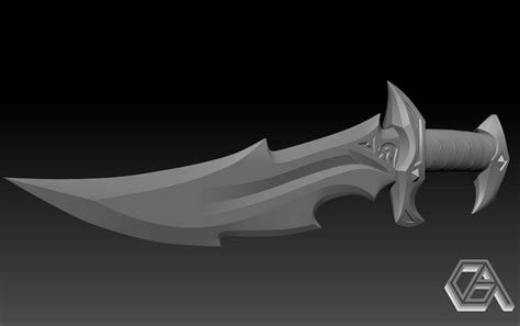 Valorant Reaver Knife Stl 3D Model 3D Print Printable Etsy