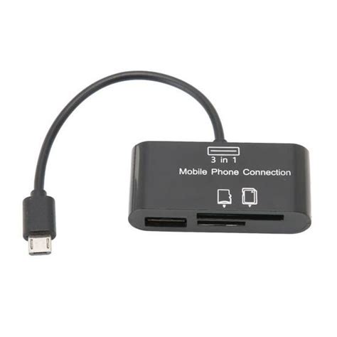 Lecteur de carte mémoire Micro USB TMISHION Prise en charge de la