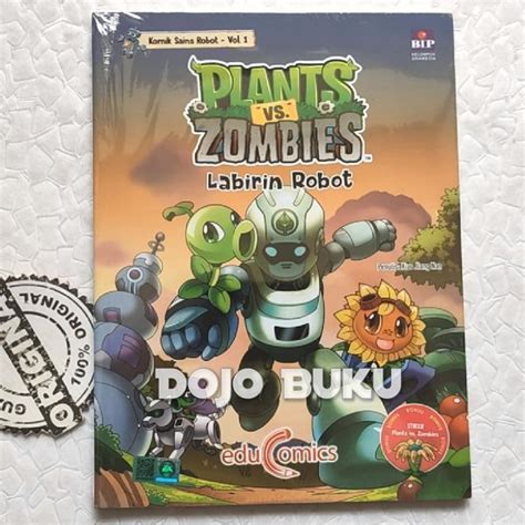 Jual Buku Educomics Plant Vs Zombie Komik Sains Robot Labirin Robot