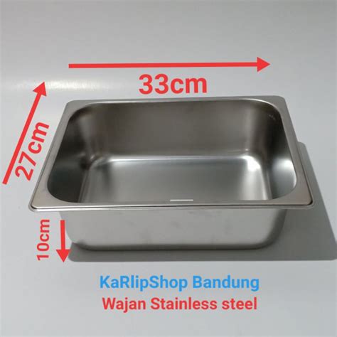 Jual Wajan Kotak Stainless Shopee Indonesia