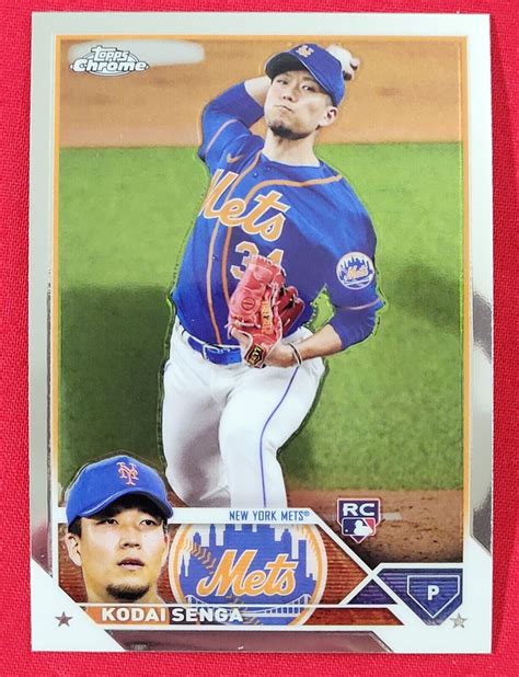 Topps Chrome Kodai Senga Rc Mets Ebay