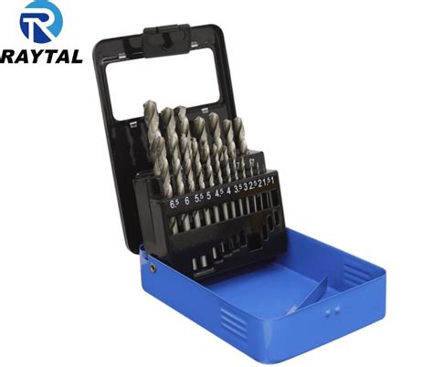 Raytal High Quality Bright Finish High Speed Steel 19 PC 1 0 10 Mm 0