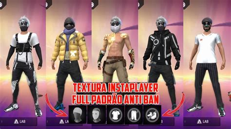 PACK de TEXTURA INSTAPLAYER 4x4 APOSTADO na ROUPA PADRÃO ANTI BAN