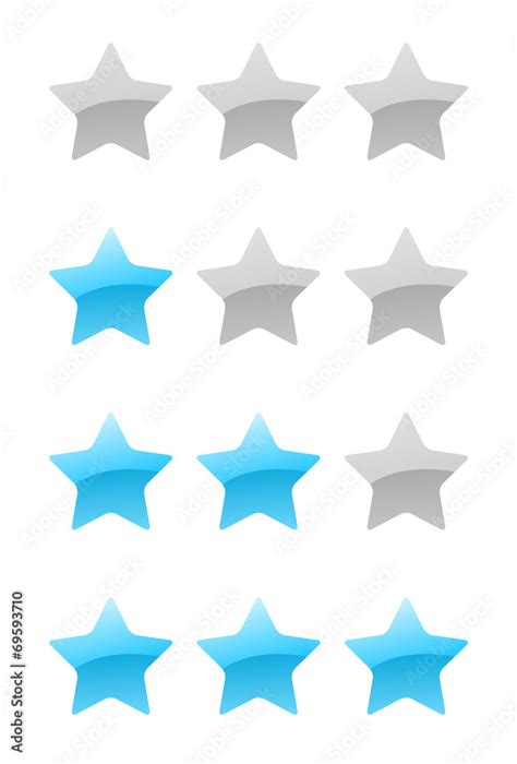 vector rating stars Stock Vector | Adobe Stock