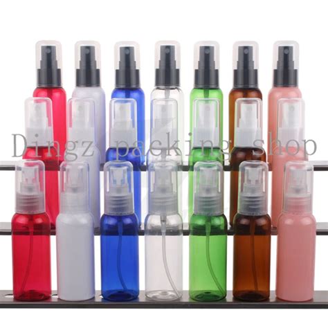 50ML X 50 Empty Small Mist Spray Plastic Bottle 50cc Perfume Refillable