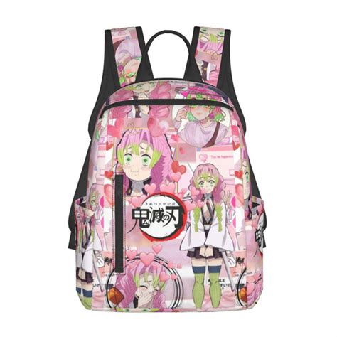 Kanroji Mitsuri Demon Slayer Kimetsu No Yaiba Backpack Travel Computer Bag Wish