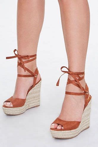 Ankle Wrap Closed Toe Jute Trim Espadrille Wedges Artofit