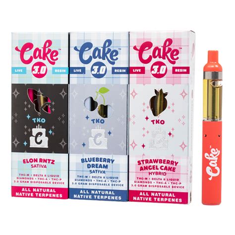 Cake Tko Live Resin Disposable Vape G Vape Puffer