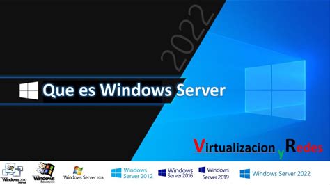 Curso De Windows Server Que Es Windows Server Youtube