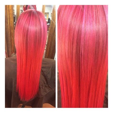 Elumen Goldwell Pink Hair Color Longhair Hair Color Pink Long Hair Styles Pink Hair