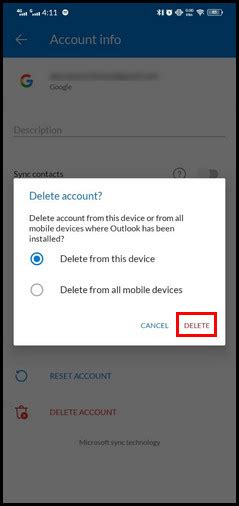 How To Delete An Outlook Account Remove Email Securely