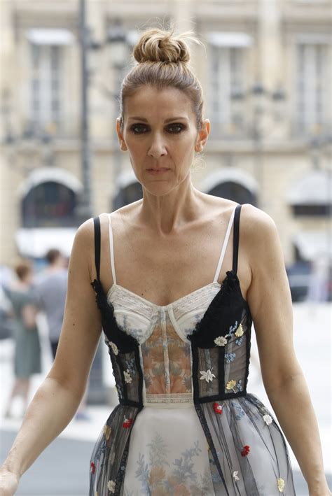 Photo Exclusif Céline Dion Quitte Lhôtel Royal Monceau Et Se Rend