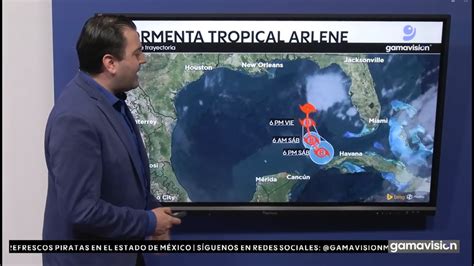 Se forma la Tormenta Tropical Arlene en el Golfo de México y el Clima