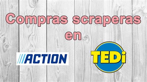 Compras En Action Y Tedi Manualidades Y Scrap Haul Action Y Tedi