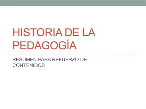 Historia De La PedagogÍav1pdf