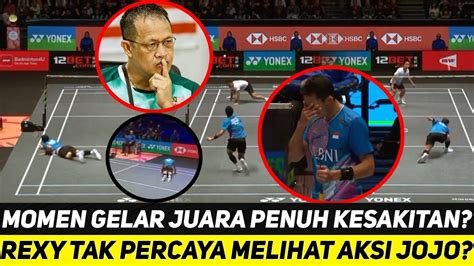 Parah Sih Momen Kesakitan Jonatan Juara All England Sampai Buat Rexy