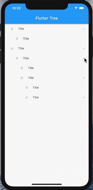 Fluttertree Flutter Package In Tree View Category Flutter Gems