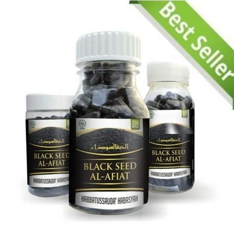 Jual Habbatussauda Black Seed Al Afiat Kapsul Jinten Hitam Habbatus