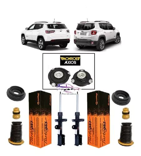 Kit Coxim Axios Rolamento Batentes Coifas Jeep Compass