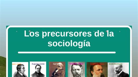 Los Precursores De La Sociologìa By Camila Rodriguez On Prezi