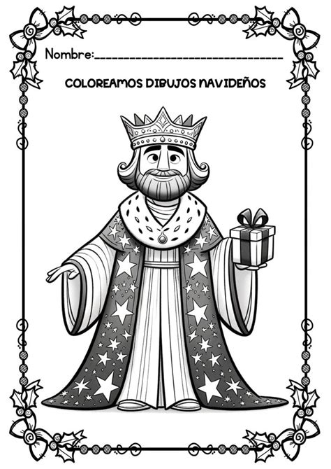 Bonitos Dibujos Para Colorear A Los Reyes Magos Especial Navidad