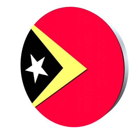 East Timor Flag 3d Icon Png Transparent 8496819 Png