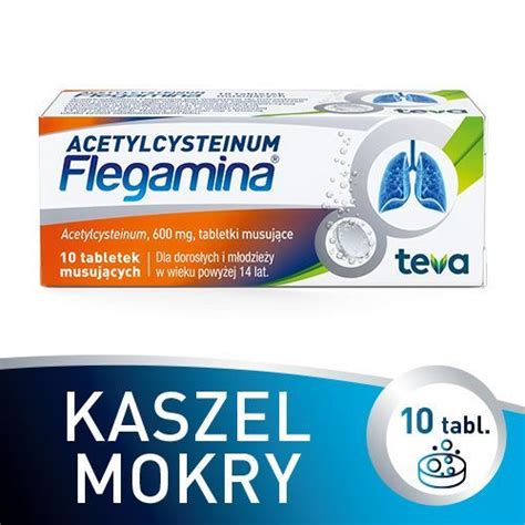 Acetylcysteinum Flegamina Mg Tabletek Musuj Cych Cena Opinie