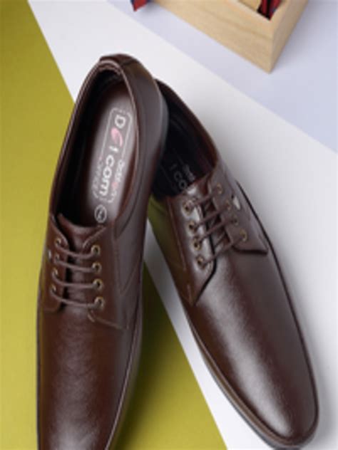 Buy Action Men Brown Solid Formal Derbys Formal Shoes For Men 17615144 Myntra