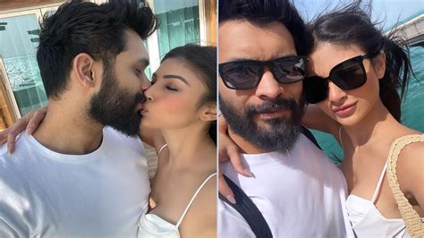 Mouni Roy Wishes Husband Suraj Nambiar On His Birthday By Kissing Him