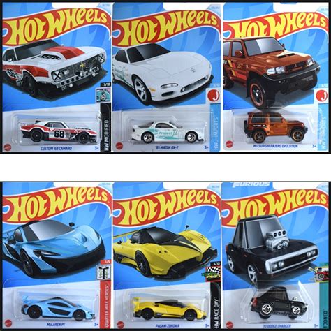 J Caso Hot Wheels Coches Camaro Dodge Charger Mazda Rx