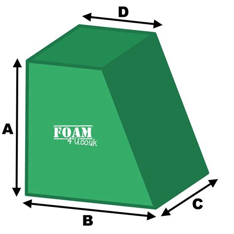 Wedge Seat Trapisium Foam 4 U