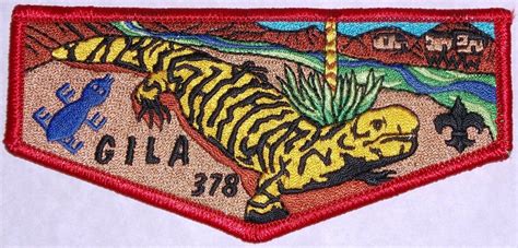 Oa Gila Lodge Bsa Yucca Council Texas Summer Camp Staff Flap