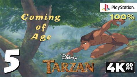 Disney S Tarzan PlayStation 1 4K60 Walkthrough 100 Level 5