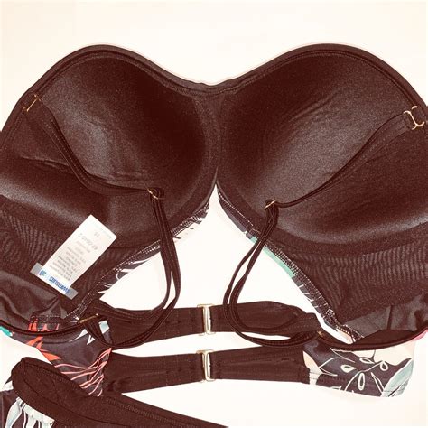 Swimsuits For All Bikini W Colorful Leaves Design Gem