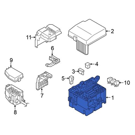 Mitsubishi OE 8565A349 Front Outer Fuse And Relay Center