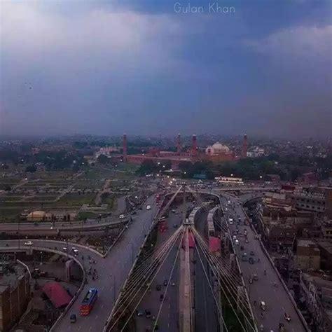 View Of Badshahi Mosque Lahore Punjab Pakistan Paris Skyline