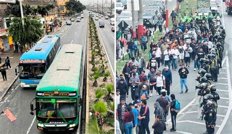 Segundo D A De Paro Transportistas En Lima Norte Exigen Seguridad Ante