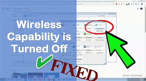 How To Turn On Wireless Capability