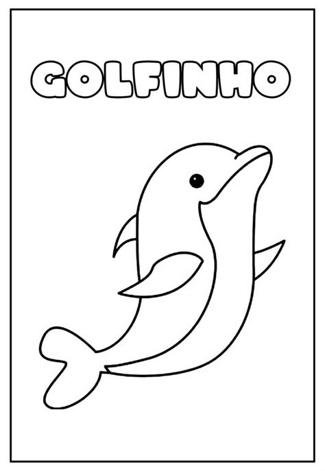 Desenhos De Golfinho Para Colorir Bora Colorir