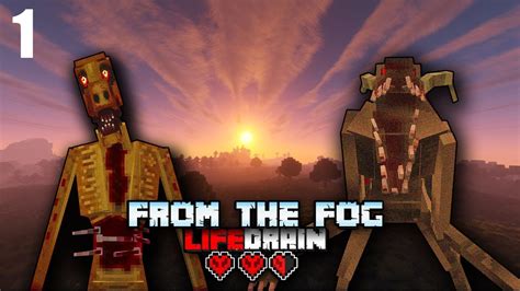 LOS MODS MÁS TERRORIFICOS DE MINECRAFT From The Fog LifeDrain 1