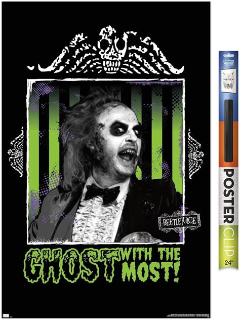 Trends International Beetlejuice Ghost With The Most Wall Poster 22 37 X 34 00