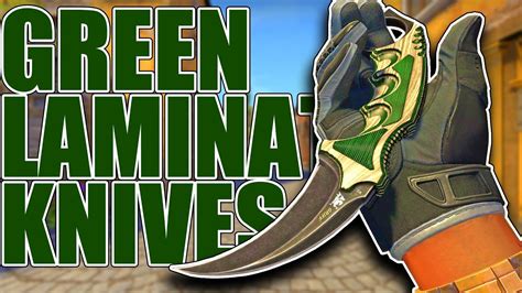 Green Laminate Knives Concept ★ Cs Go Showcase Youtube