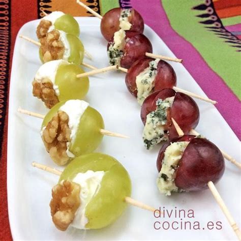 Uvas Rellenas De Queso Artofit