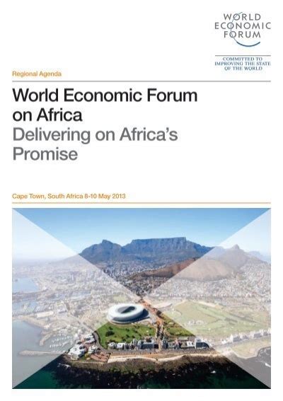 World Economic Forum On Africa Delivering On Africas Promise